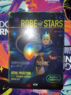 Magic Robe of Stars (Showcase FOIL) - MTG #121 - Edge of Eternities - Image 1