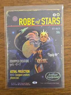 Magic Robe of Stars (Showcase FOIL) - MTG #121 - Edge of Eternities - Image 1
