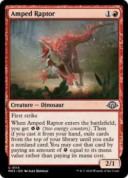 🧙Amped Raptor U 0114 MH3 Modern Horizons 3 MTG - Image 1