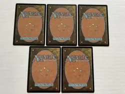 MTG ONE Compleat Bundle Oil Slick Raised Foil Lands One of Each Basic Land - Image 2