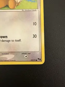 Eevee Pokemon TCG Pop Series 3 13/17 Moderately Played Nonholo LP/MP - Image 3