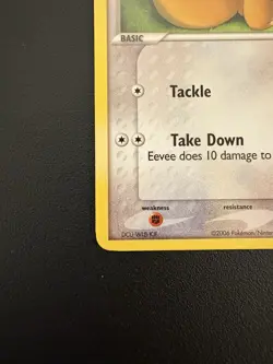 Eevee Pokemon TCG Pop Series 3 13/17 Moderately Played Nonholo LP/MP - Image 4