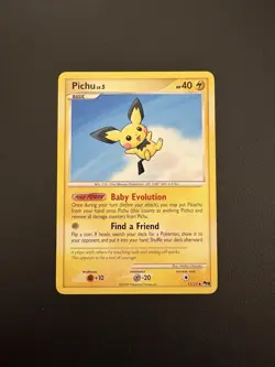 Pichu 011/017 Pop Series 9 Regular Lightly Played Pokemon TCG - Image 1