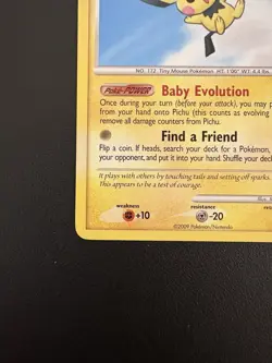 Pichu 011/017 Pop Series 9 Regular Lightly Played Pokemon TCG - Image 4