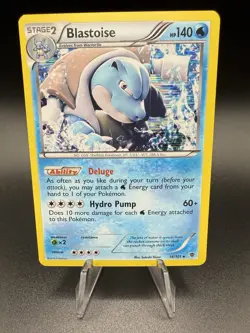 Pokemon TCG Blastoise 16/101 Plasma Blast Holo Rare, NM - Image 1
