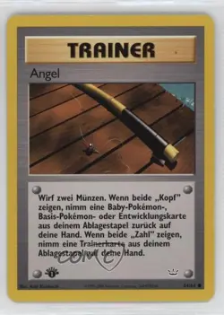 Old Rod German 1st Ed. Pokemon Neo Revelation #64 2001 10cj - Image 1