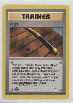 Old Rod German 1st Ed. Pokemon Neo Revelation #64 2001 08jj - Image 1