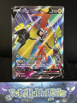 Pokemon Card Tapu Koko V 147/163 Battle Styles Ultra Rare Full Art NM - Image 1