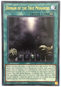 YuGiOh! - Domain of the True Monarchs - MAGO-EN090 - 1st Edition - Rare - Image 1
