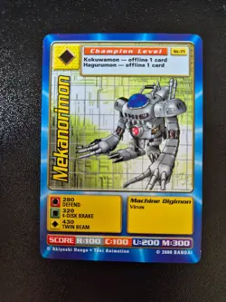 St-71 Mekanorimon Digimon Swedish Promo Card TCG Rare Digi-Battle Bandai - Image 1
