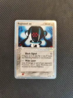 Registeel EX 100/106 Ex Hidden Legends 2005 Ultra Rare Holo Pokemon card TCG nm - Image 2