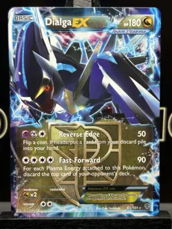 2013 Dialga EX 65/101 Ultra Rare Plasma Blast Holo Pokemon Card - NM - Image 3