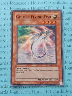 PTDN-EN086 Golden Flying Fish Super Rare Yu-Gi-Oh Card Unl - Image 1