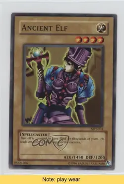 Ancient Elf Unlimited YuGiOh Starter Deck Yugi #SDY-024 2002 READ 2u3 - Image 1