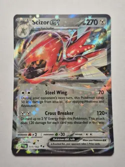 Scizor ex - 111/162 - Pokemon Temporal Forces Ultra Rare Card NM - Image 1