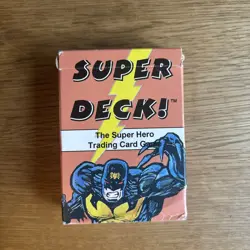 Super Hero Trading Card Game Deck Vintage 1994 Card Sharks Inc - Image 1
