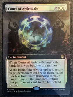 Court of Ardenvale - Foil Extended - Wilds of Eldraine Commander (MTG) - Image 1