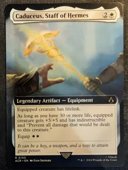 Caduceus, Staff of Hermes - Extended - UB: Assassin's Creed (MTG) - Image 1