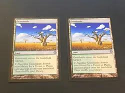 2x MTG Magic The Gathering Grasslands 35/81 NM - Image 1