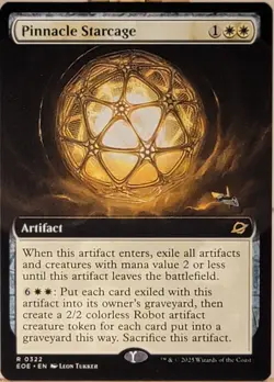 Pinnacle Starcage, Extended Art, Edge of Eternities, MTG NM - Image 1