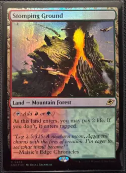 MTG Edge Of Eternities Stomping Ground Foil (Rare) - Image 1