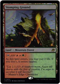 MTG Edge Of Eternities Stomping Ground Foil (Rare) - Image 2