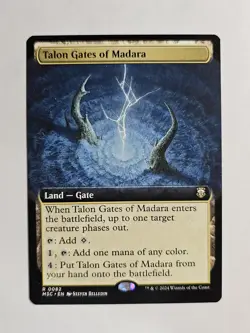 Talon Gates of Madara Extended Art Commander: Modern Horizons 3 MTG Nm - Image 1