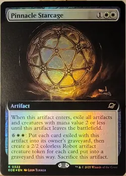 Pinnacle Starcage, Foil, Extended Art, Edge of Eternities, MTG NM - Image 1