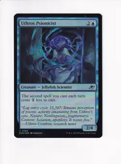 MAGIC THE GATHERING MTG EDGE OF ETERNITIES FOIL UTHROS PSIONICIST (EOC) - Image 1