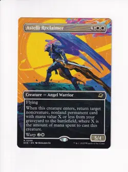 MAGIC THE GATHERING MTG EDGE OF ETERNITIES ASTELLI RECLAIMER BORDERLESS (EOC) - Image 1