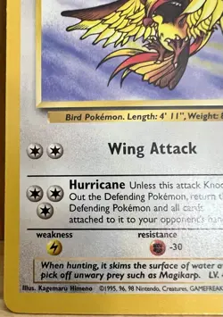 Pidgeot Pokemon TCG Jungle Set Unlimited 24/64 Rare Non-Holo 1999 LP - Image 3