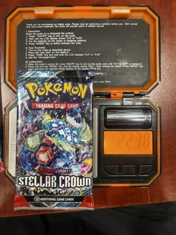 (VERY HEAVY) 22.38g Pokemon TCG Stellar Crown Booster Pack (SEALED)✅ - Image 1