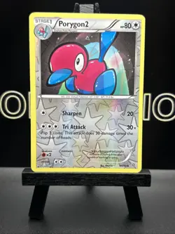 Porygon2 Reverse Holo 65/98 XY - Ancient Origins Pokemon NM - Image 2
