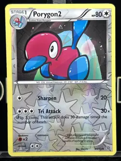 Porygon2 Reverse Holo 65/98 XY - Ancient Origins Pokemon NM - Image 3