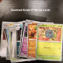 Bulk Of Pokemon Destined Rivals Pokemon Cards, 17 Cards Mix Lot - Image 1