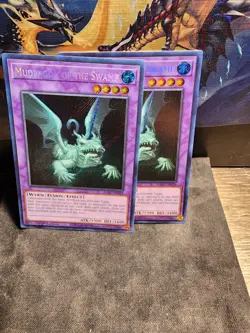 × 2 - Yugioh! Mudragon of the Swamp RA01-EN028 Secret Rare 1st Edition NM - Image 1