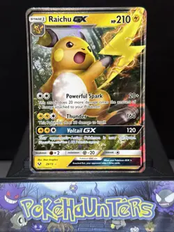 Pokemon Card Raichu GX 29/73 Shining Legends Half Art Rare Near Mint - Image 1