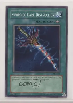 Sword of Dark Destruction Unlimited YuGiOh Starter Deck Yugi #SDY-020 2002 qm5 - Image 1