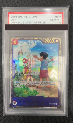 PSA 10 One Piece Card Uta R OP09-002 Flagship Battle Victory Souvenir Japan 2024 - Image 1