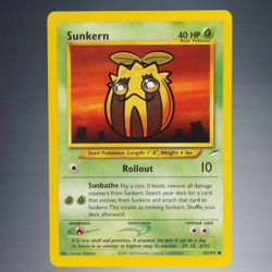 1995-2000 POKEMON TCG SUNKERN #83/105 NEO DESTINY BASIC COMMON TRADING CARD TC - Image 1