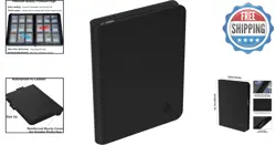 Ringless 9-Pocket Toploader Binder with Zippered Closure for Safe Card Storage - Image 2
