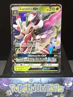 Pokemon Card Lurantis GX 15/149 Sun & Moon Base Set Ultra Rare Near Mint - Image 1