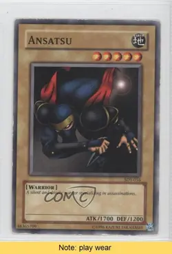 Ansatsu Unlimited YuGiOh Starter Deck Yugi #SDY-016 2002 READ 1a1 - Image 1