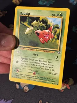 Pokemon Card Hoppip 61/111 Neo Genesis FIRST EDITION - (LP) - Image 2