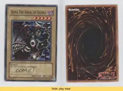 Doma The Angel of Silence Unlimited YuGiOh Starter Deck Yugi #SDY-015 READ 1a1 - Image 3