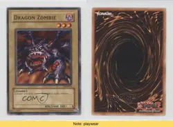 Dragon Zombie Unlimited YuGiOh Starter Deck Yugi #SDY-014 2002 READ 0b3 - Image 3
