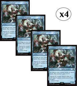 4x - Scorpion Sentinel - x4 (playset) - Final Fantasy - C NM MTG - Image 1
