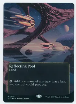 Reflecting Pool Borderless Foil 0081 EOS NM/MT [Edge of Eternities:MTG] - Image 1