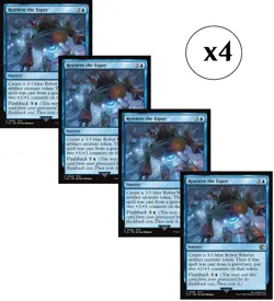 4x - Retrieve the Esper - x4 (playset) - Final Fantasy - C NM MTG - Image 1