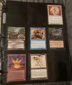 MTG Visions 3 Ring Binder + Partial Master Set Vintage WOTC Ultra Pro Rembrandt - Image 5